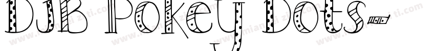 DJB Pokey Dots字体转换